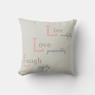 Live Love Laugh Cushion