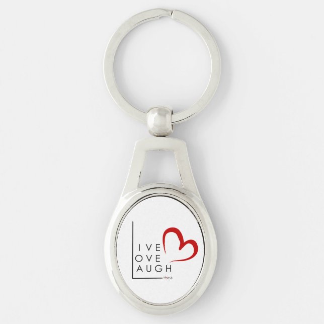 Live.Love.Laugh Key Ring (Front)