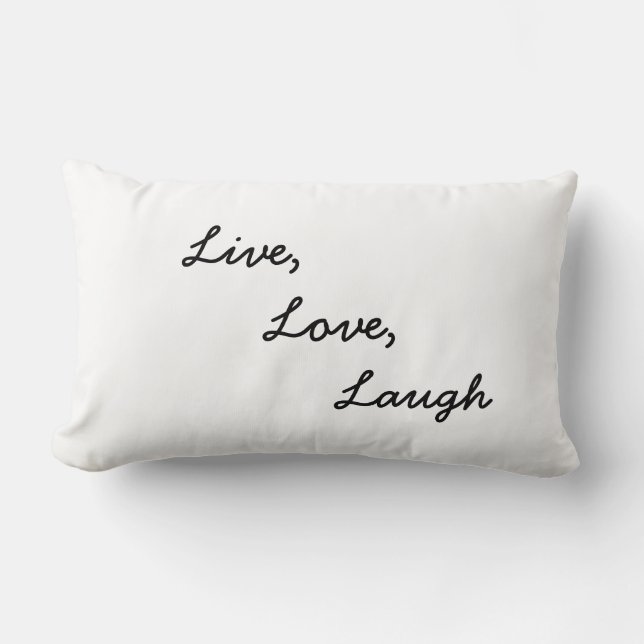 Live, Love, Laugh Pillow (Front)