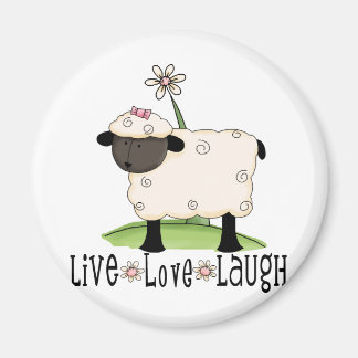 live-love-laugh-sheep magnet