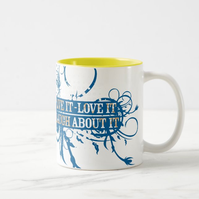 Live, Love, Laugh Two-Tone Coffee Mug (Right)