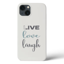 Live Love Laugh Typography Case-Mate iPhone Case