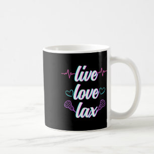 Live Love Lax Lacrosse Lover For Women Girl Coffee Mug