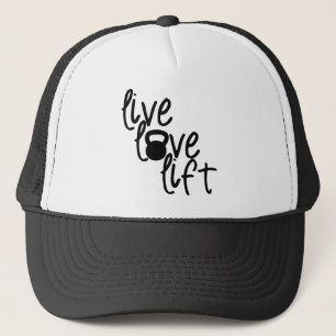 Live, Love, Lift Trucker Hat