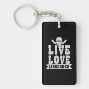 Live Love Linedance Key Ring