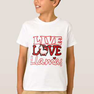 Live Love Llamas012.png T-Shirt