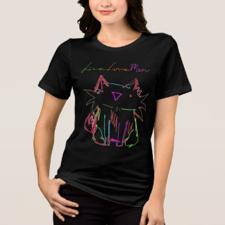 Live Love Meow Tri-Blend Shirt