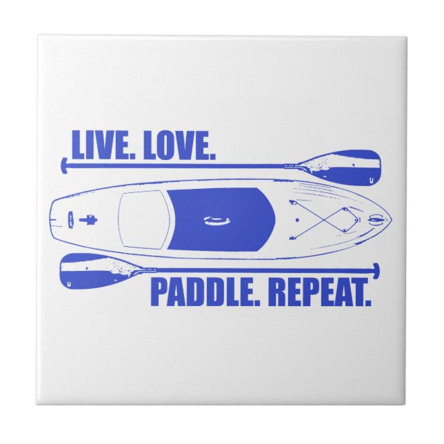Live Love Paddle Repeat Tile (Front)