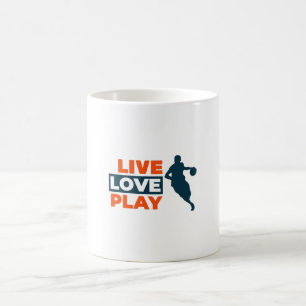Live Love Play Basketball Coffee Mug