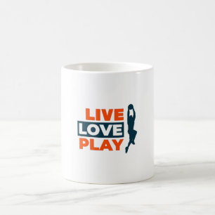 Live Love Play Basketball Coffee Mug