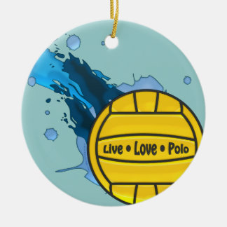 Live Love Polo - Water Polo Ornament