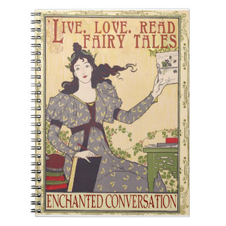 Live. Love. Read Fairy Tales Notebook
