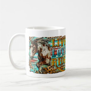 Live Love Ride horses mug
