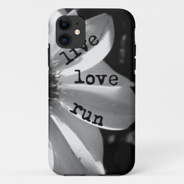 Live Love Run by Vetro Designs Case-Mate iPhone Case (Back)