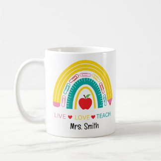 "Live, Love, Teach" Coffee Mug - Teacher Gift