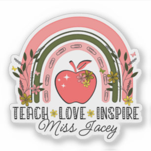 Live Love Teach Rainbow Teacher Appreciation 