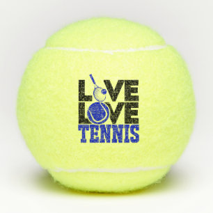 Live LOVE Tennis Blue Tennis Ball