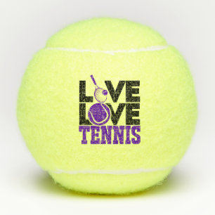 Live LOVE Tennis Purple Tennis Ball