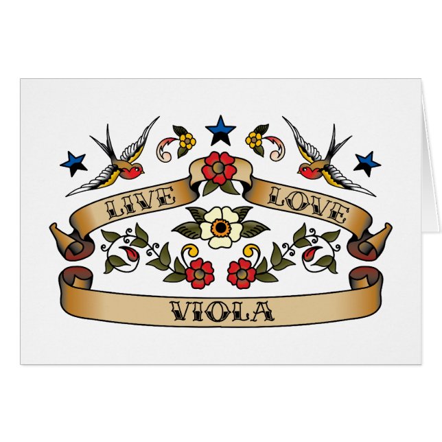 Live Love Viola (Front Horizontal)
