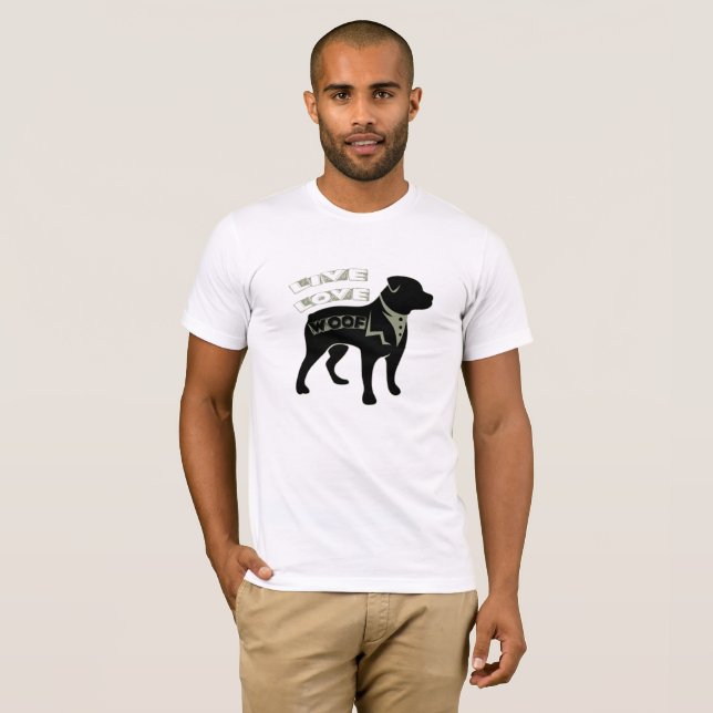 live love woof T-Shirt (Front Full)