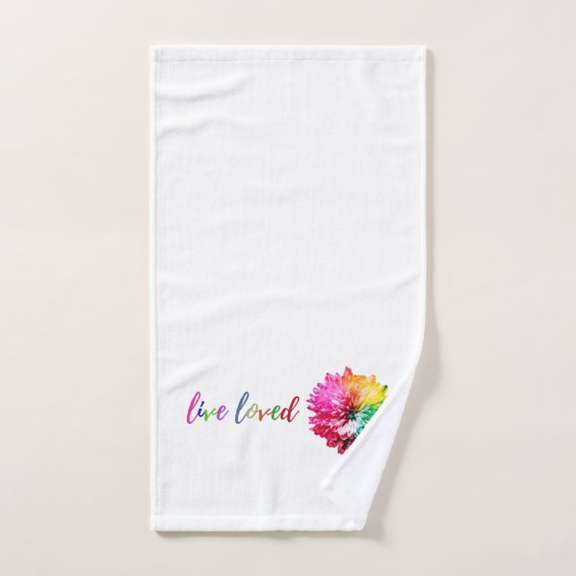 Live Loved Hand Towel (Hand Towel)