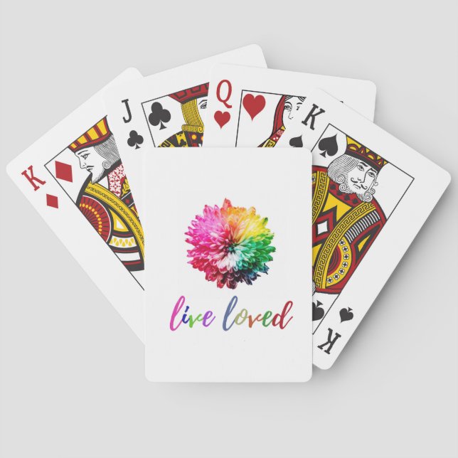 Live Loved Playing Cards (Back)