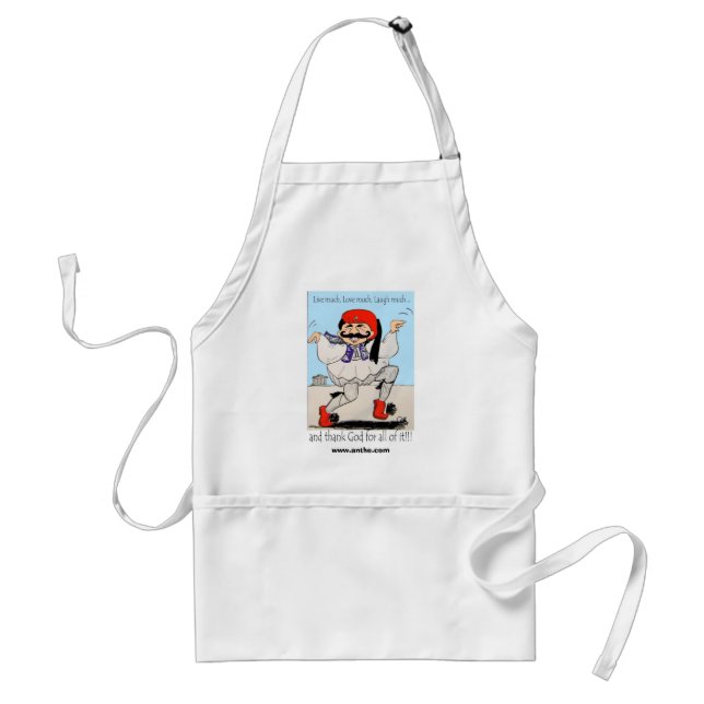 Live much, love much... standard apron (Front)