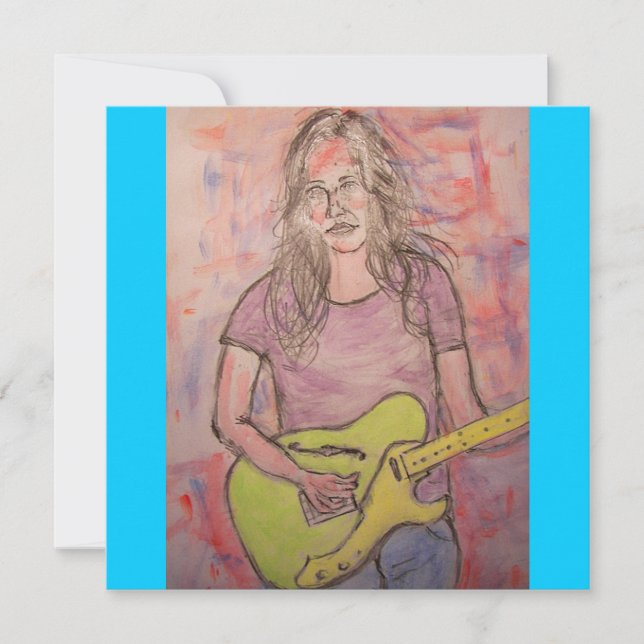 Live Music Girl Sketch (Front)