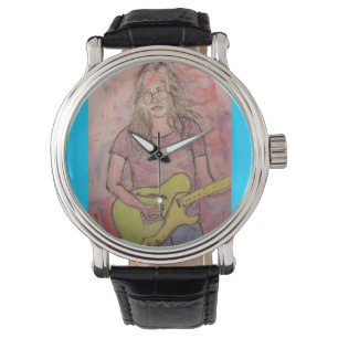 Live Music Girl Sketch Watch