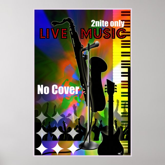 Live Music Poster (Front)