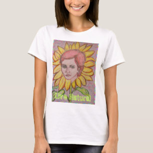 Live Natural sunflower girl T-Shirt