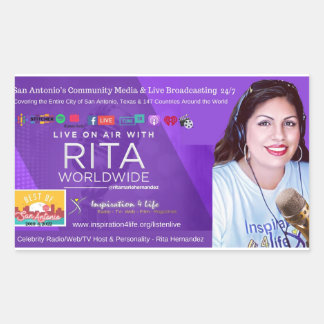 Live On Air With Rita Sticker