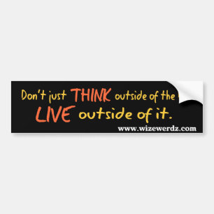 Live Outside the Box sticker