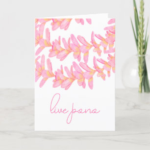 Live Pono Thank You Card