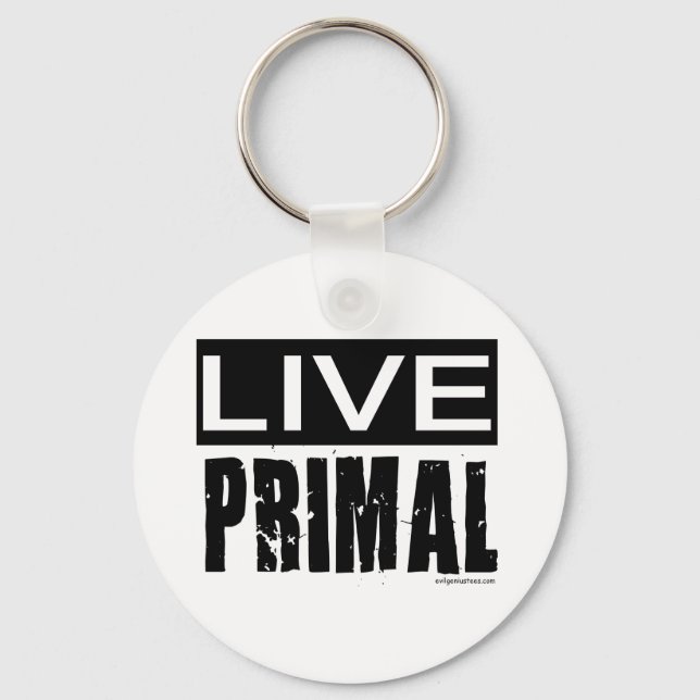 live primal / paleo diet key ring (Front)