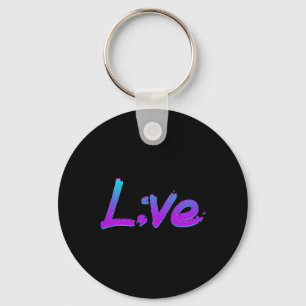 Live Semicolon Suicide Prevention Awareness Mental Key Ring