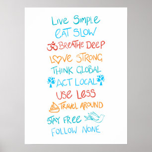 Live Simple 2 Poster