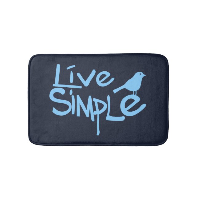 Live Simple Bath Mat (Front)
