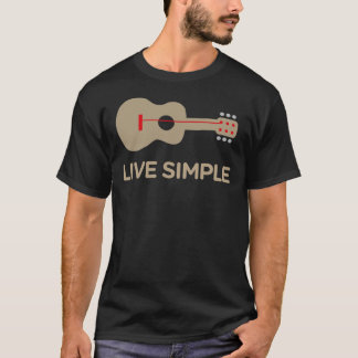 Live Simple One String Guitar Classic T-Shirt