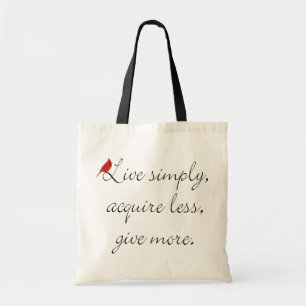 Live Simply Bag