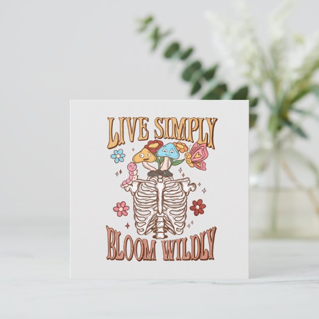 Live Simply, Bloom Wildly (Standing Front)