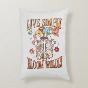 Live Simply, Bloom Wildly Decorative Cushion