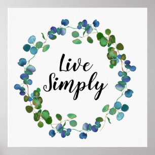 Live Simply Create Your Own Inspirational Quote Poster