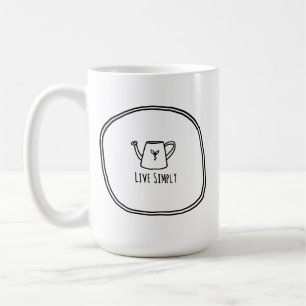 Live Simply Farm & Trad Life Minimalist Nature Coffee Mug