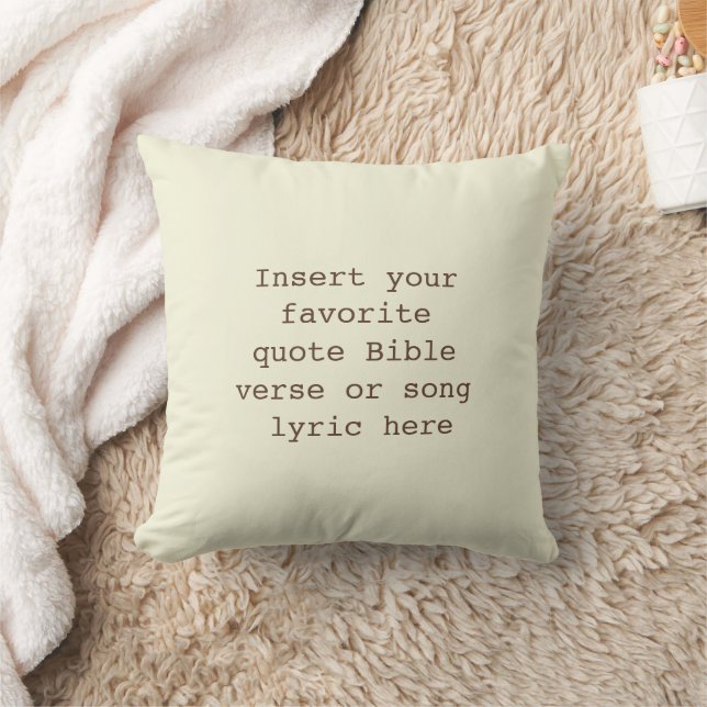 Live Simply Inspirational Throw Pillow (Blanket)