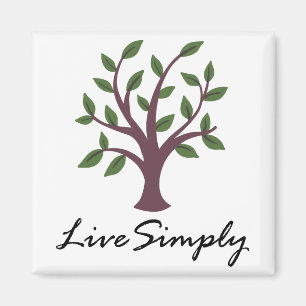 Live Simply Magnet