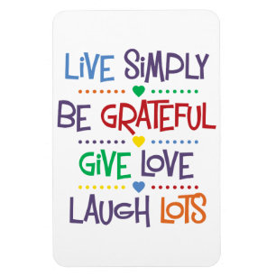 Live Simply Magnet
