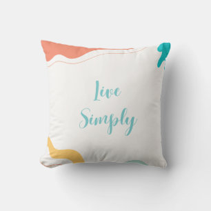 Live Simply Throw Pillows