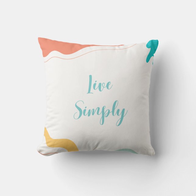 Live Simply Throw Pillows (Front)
