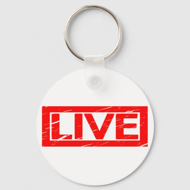Live Stamp Key Ring (Front)